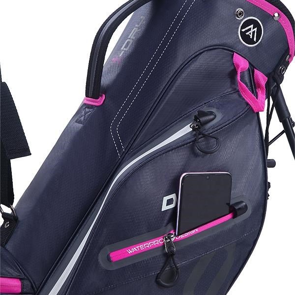 Big Max AQUA Seven G stand bag, steel blue/fuchsia