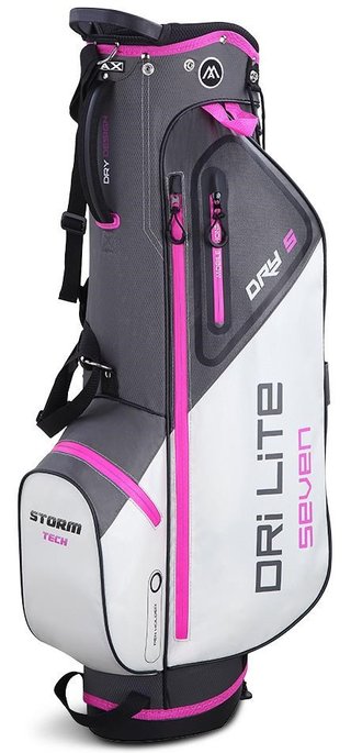 Big Max Dri Lite Seven G stand bag, charcoal/fuchsia/white