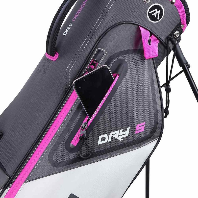 Big Max Dri Lite Seven G stand bag, charcoal/fuchsia/white