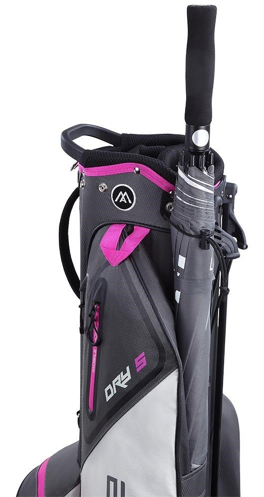 Big Max Dri Lite Seven G stand bag, charcoal/fuchsia/white