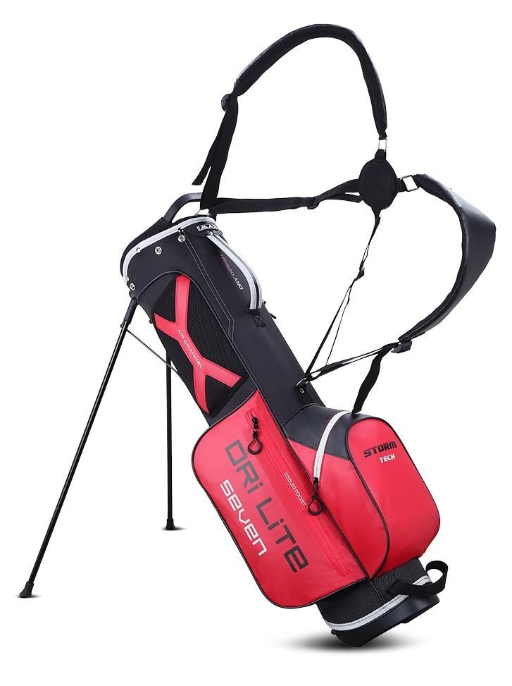 Big Max Dri Lite Seven G stand bag, červená/čierna