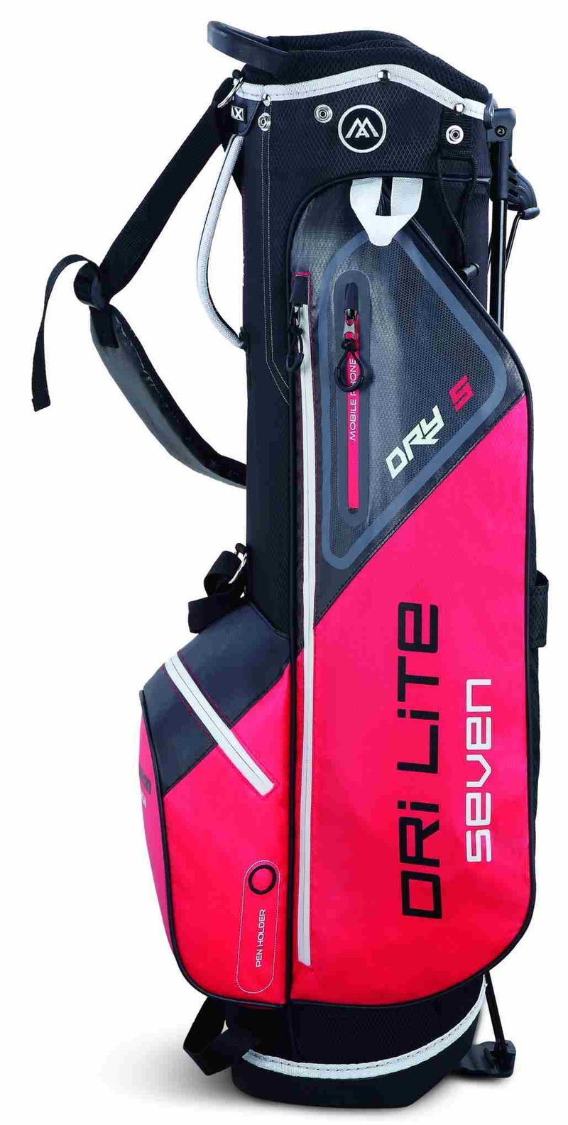 Big Max Dri Lite Seven G stand bag, červená/čierna