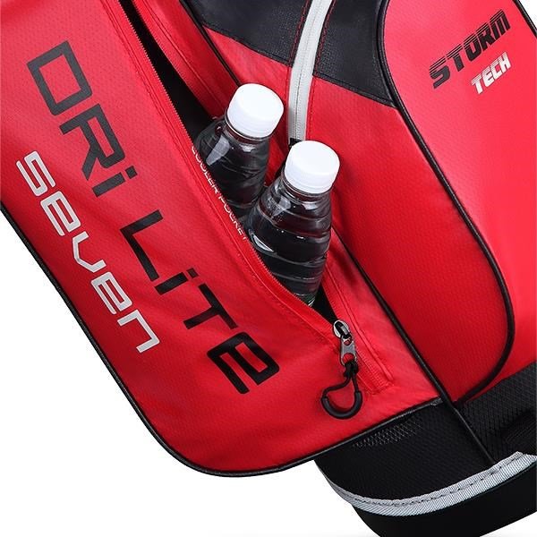 Big Max Dri Lite Seven G stand bag, červená/čierna