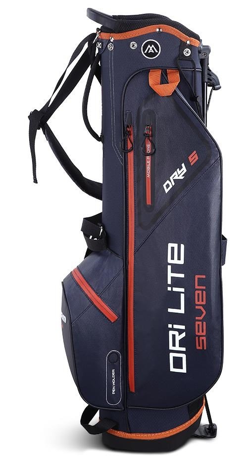 Big Max Dri Lite Seven G stand bag, steel blue/rust/white