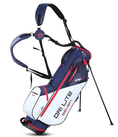 Big Max Dri Lite Seven G stand bag, biela/navy/červená
