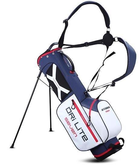 Big Max Dri Lite Seven G stand bag, biela/navy/červená