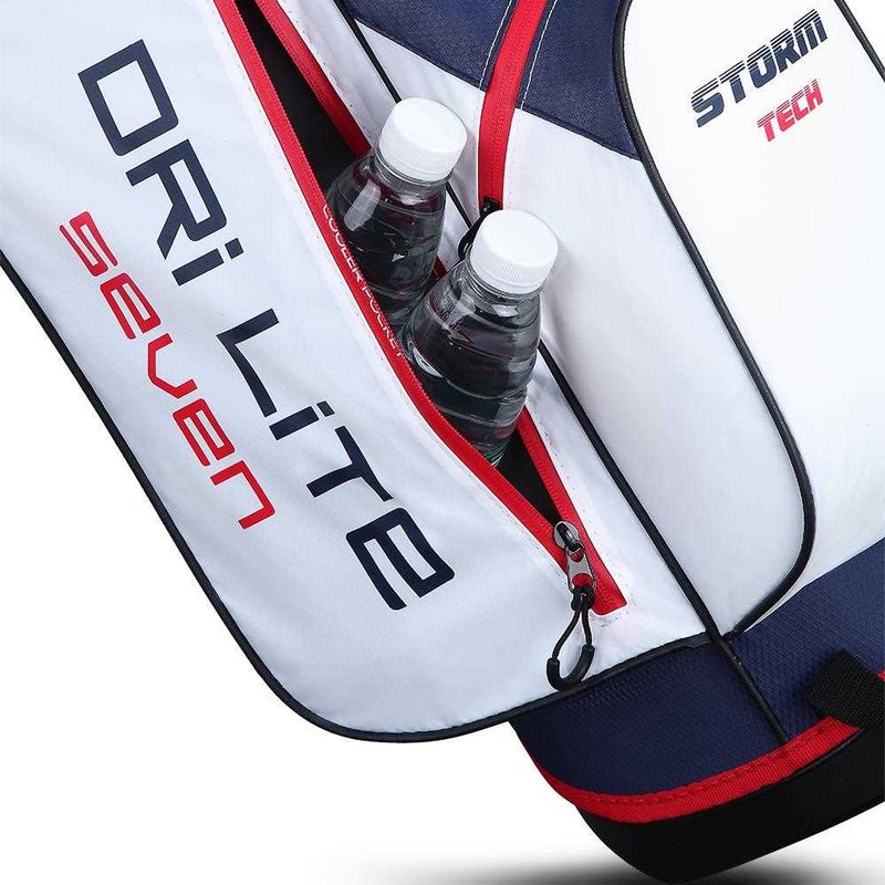 Big Max Dri Lite Seven G stand bag, biela/navy/červená