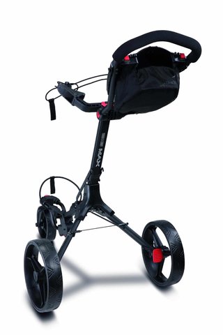 Big Max IQ2 360 manuálny golfový vozík, čierna