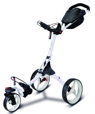 Big Max IQ2 360 manuálny golfový vozík, biela