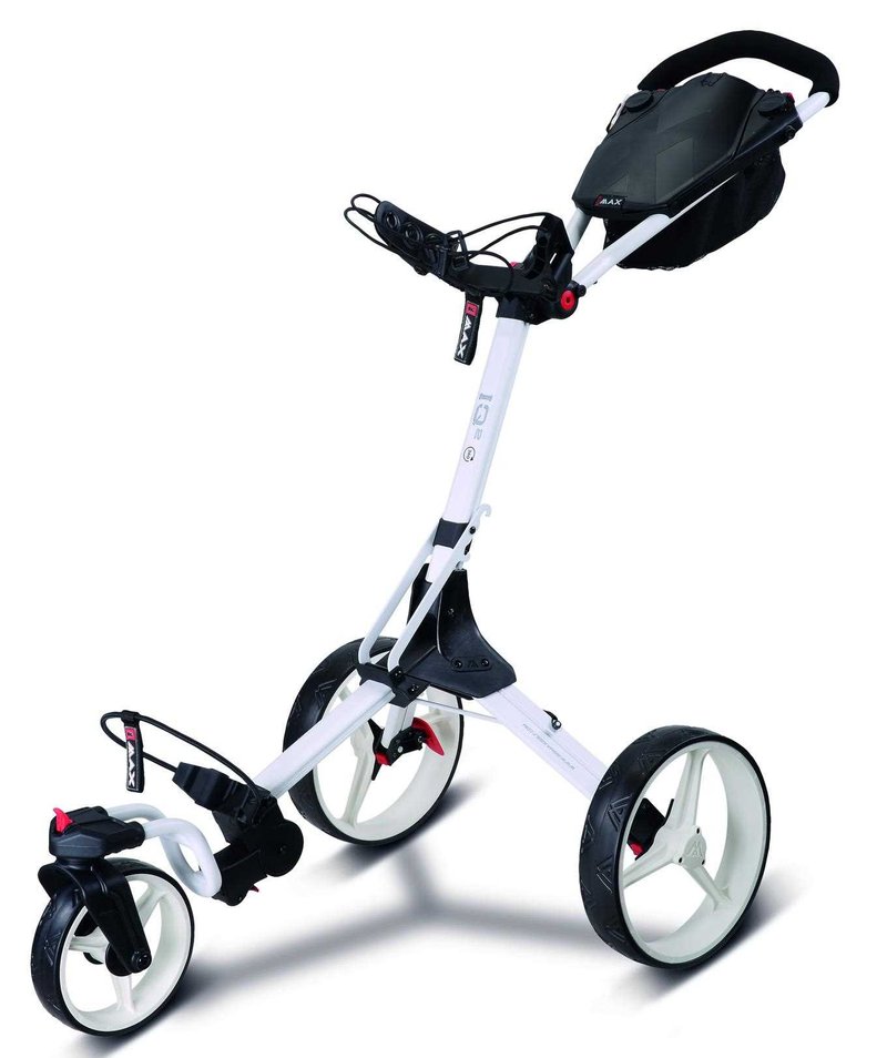 Big Max IQ2 360 manuálny golfový vozík, biela