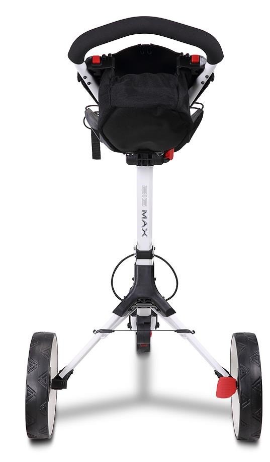 Big Max IQ2 360 manuálny golfový vozík, biela