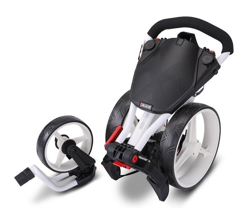 Big Max IQ2 360 manuálny golfový vozík, biela
