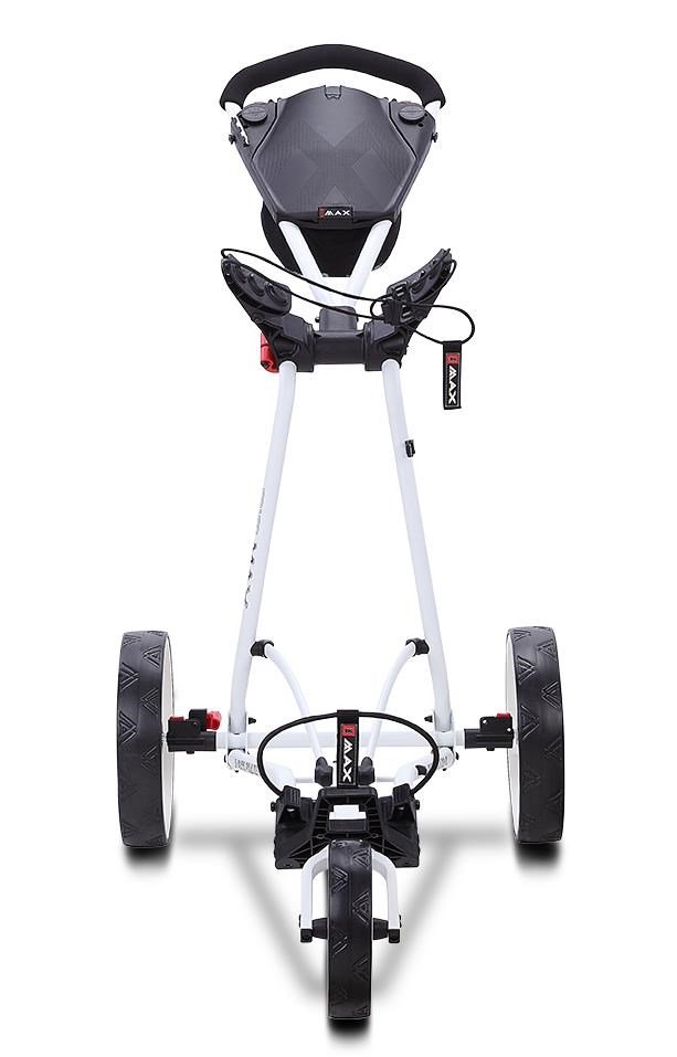 Big Max Autofold X2 manuálny golfový vozík, biela