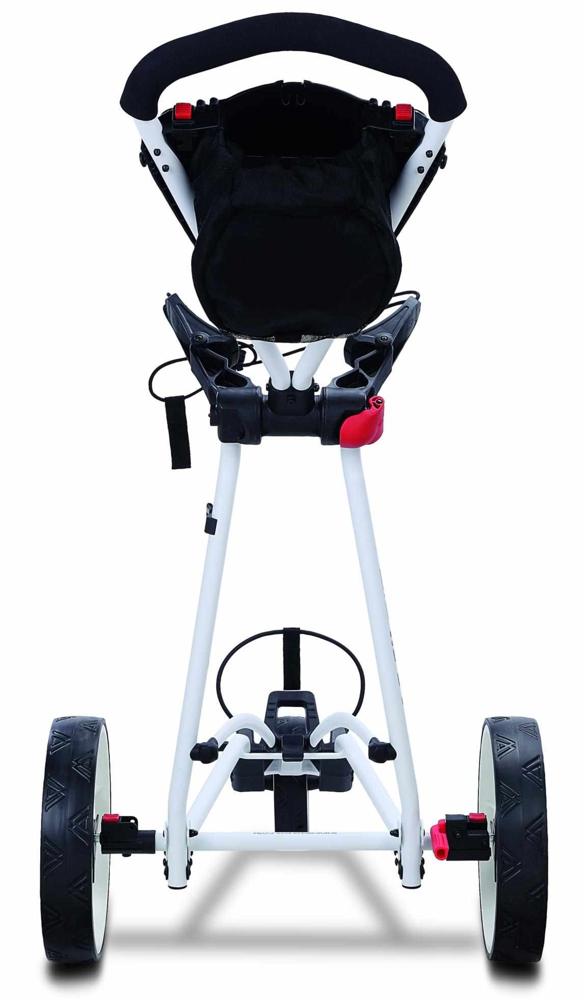 Big Max Autofold X2 manuálny golfový vozík, biela