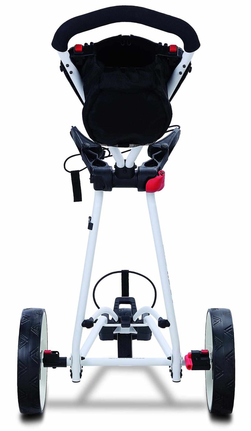 Big Max Autofold X2 manuálny golfový vozík, biela