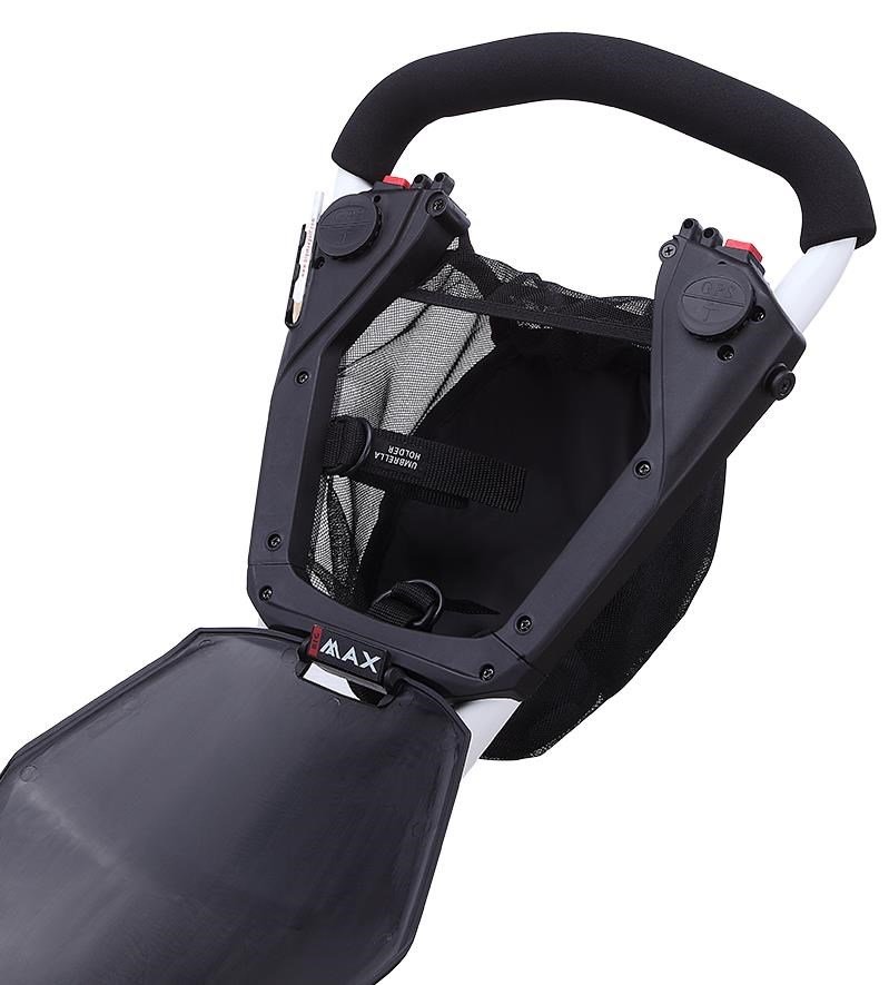 Big Max Autofold X2 manuálny golfový vozík, biela