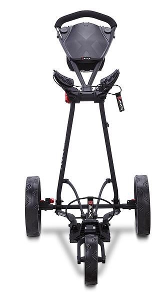 Big Max Autofold X2 manuálny golfový vozík, čierna
