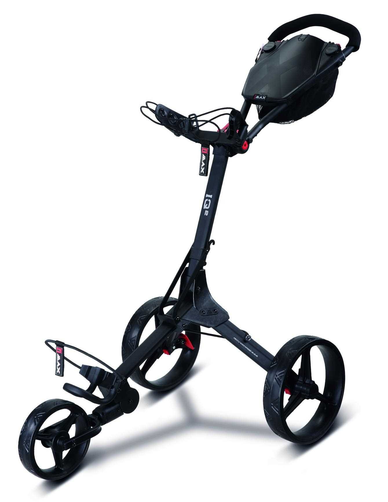 Big Max IQ2 manuálny golfový vozík, phantom čierna