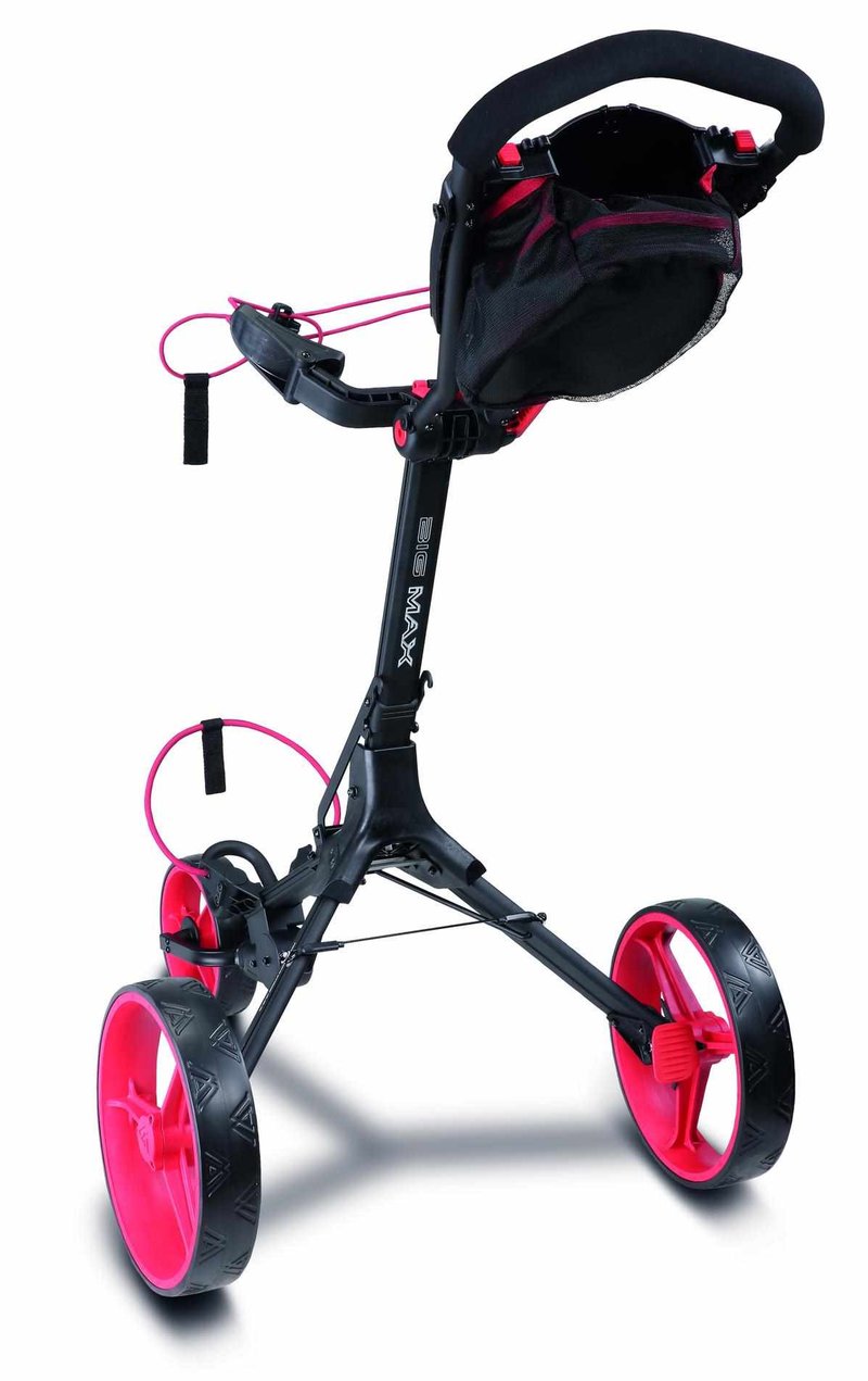 Big Max IQ2 tlačný vozík, phantom black-red