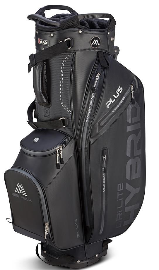 Big Max Dri Lite Hybrid Plus stand bag, čierna