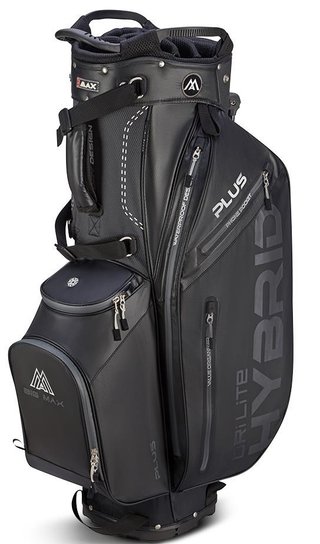 Big Max Dri Lite Hybrid Plus stand bag, čierna