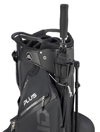 Big Max Dri Lite Hybrid Plus stand bag, čierna