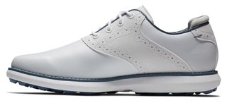 FootJoy Traditions Spikeless dámske golfové topánky, biele