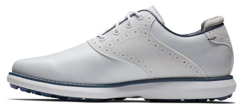 FootJoy Traditions Spikeless dámske golfové topánky, biele