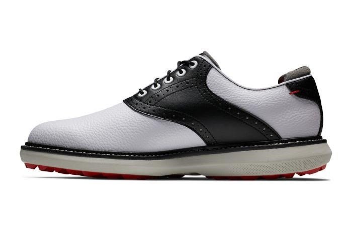 FootJoy Traditions Spikeless pánske golfové topánky, biele
