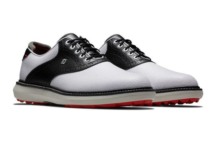 FootJoy Traditions Spikeless pánske golfové topánky, biele