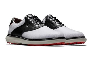 FootJoy Traditions Spikeless pánske golfové topánky, biele