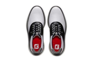 FootJoy Traditions Spikeless pánske golfové topánky, biele