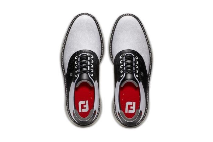 FootJoy Traditions Spikeless pánske golfové topánky, biele