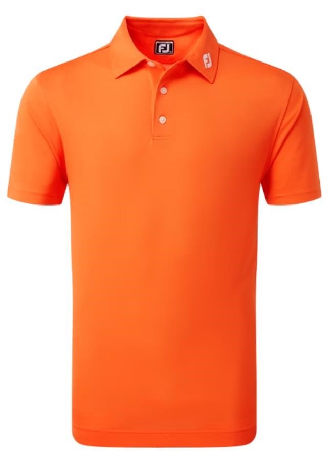 FootJoy Stretch Pique Solid pánske polo, oranžové