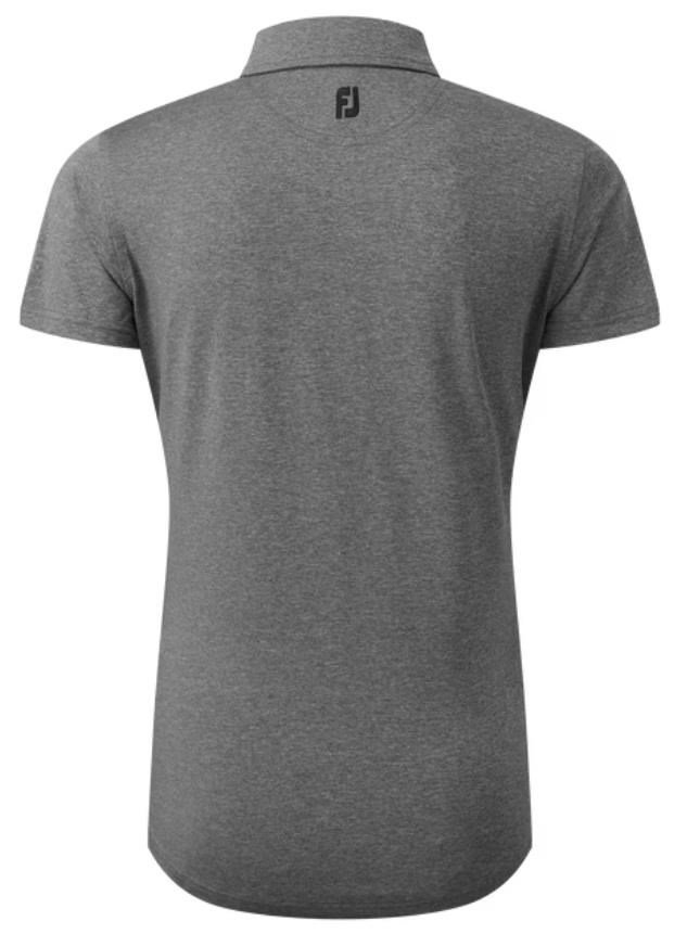 FootJoy Heather Self-Collar Lisle dámske polo, čierne