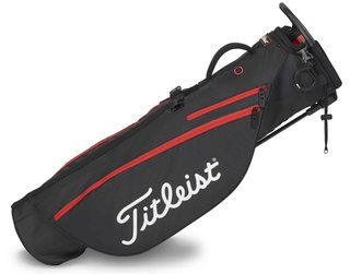 Titleist Premium carry bag pencil bag, čierno/čierno/červený