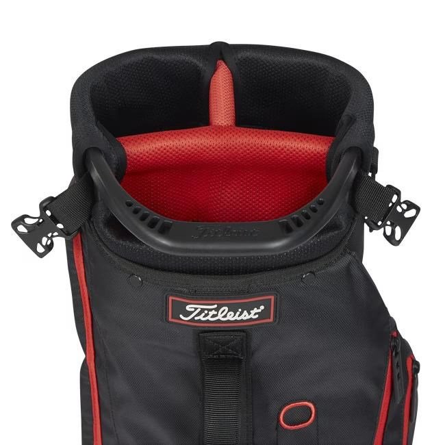 Titleist Premium carry bag pencil bag, čierno/čierno/červený