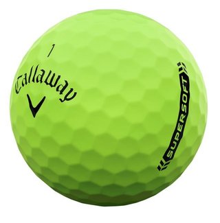 Callaway Supersoft Matte golfové loptičky, zelené