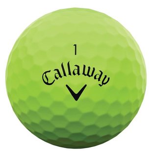 Callaway Supersoft Matte golfové loptičky, zelené