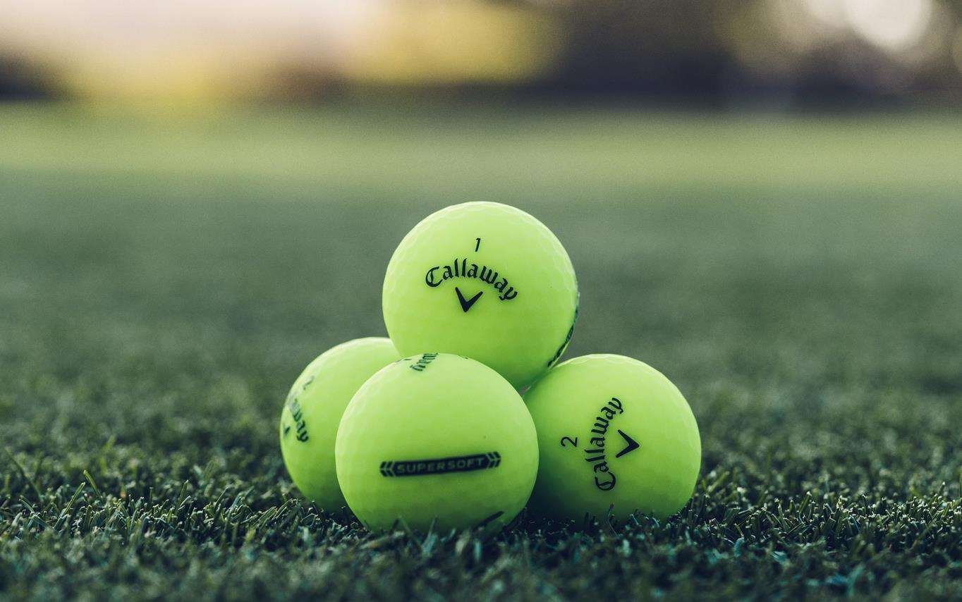 Callaway Supersoft Matte golfové loptičky, zelené