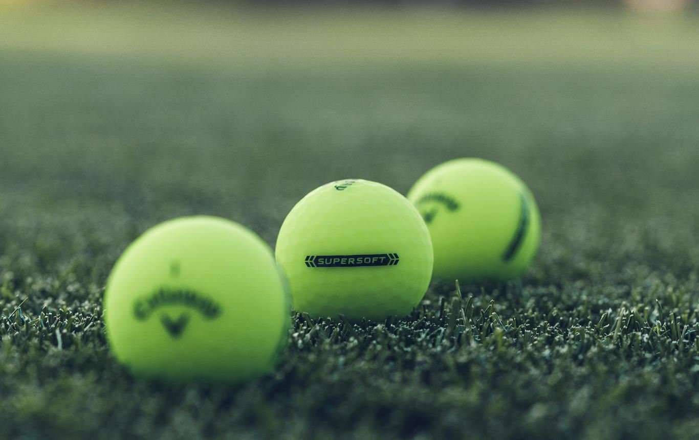 Callaway Supersoft Matte golfové loptičky, zelené