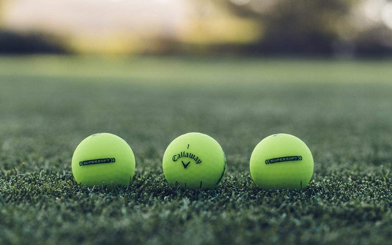 Callaway Supersoft Matte golfové loptičky, zelené