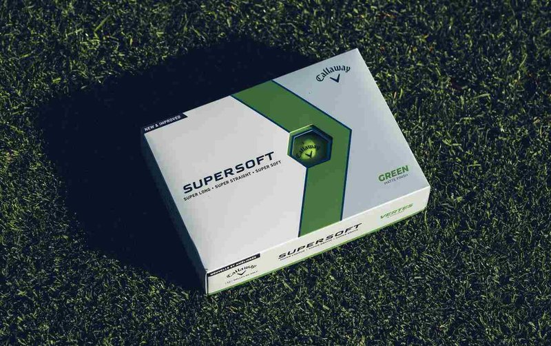 Callaway Supersoft Matte golfové loptičky, zelené