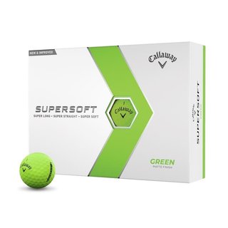 Callaway Supersoft Matte golfové loptičky, zelené