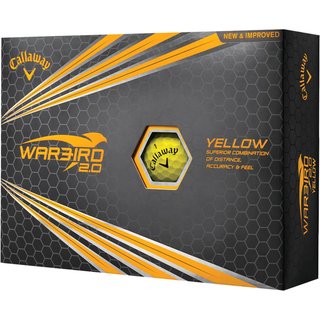 Callaway Warbird 2.0 golfové loptičky, žlté