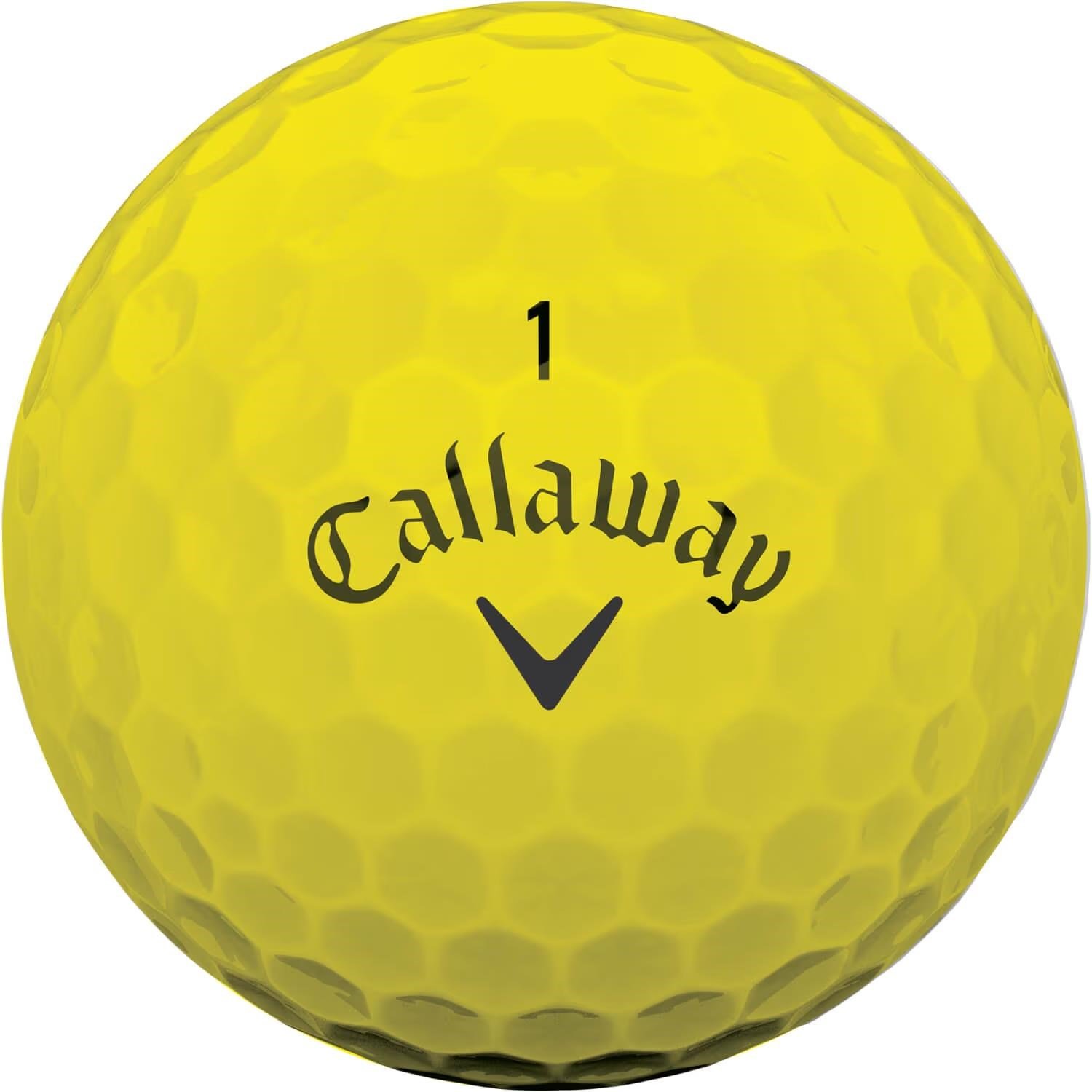Callaway Warbird 2.0 golfové loptičky, žlté