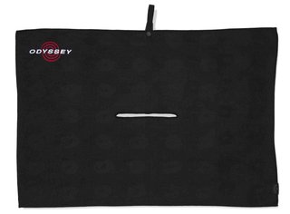 Odyssey Microfiber golfový uterák 30"x20" (76x50cm), čierna