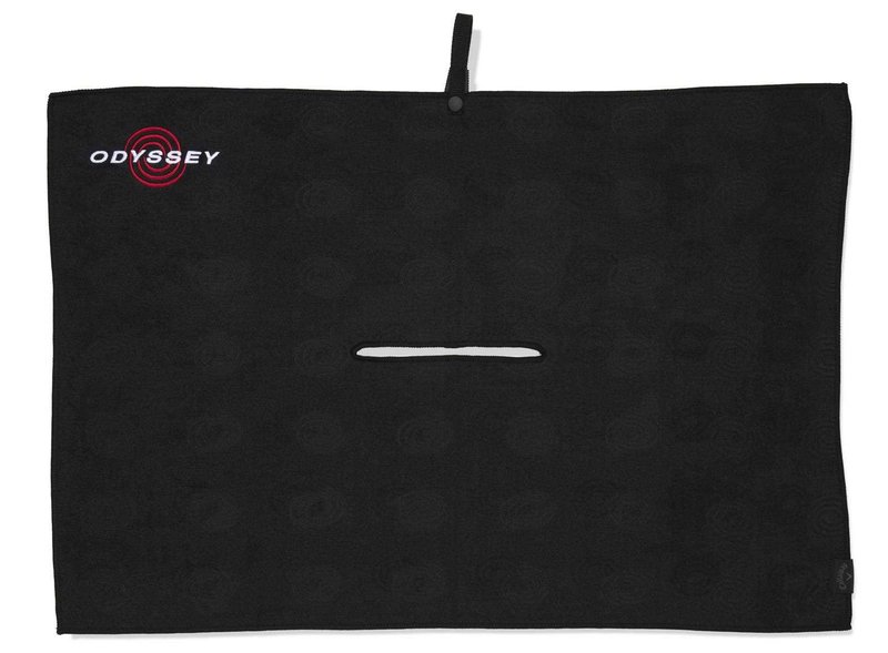 Odyssey Microfiber golfový uterák 30"x20" (76x50cm), čierna