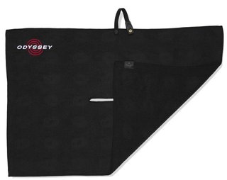 Odyssey Microfiber golfový uterák 30"x20" (76x50cm), čierna