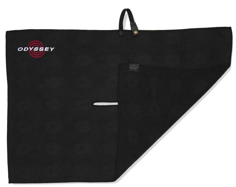 Odyssey Microfiber golfový uterák 30"x20" (76x50cm), čierna